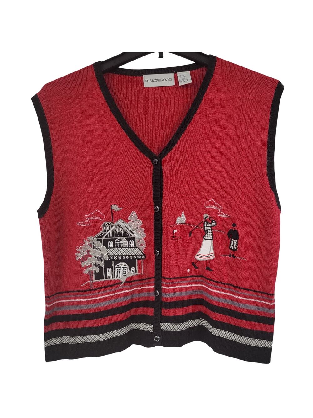 Sharon young vest size XL golf player women